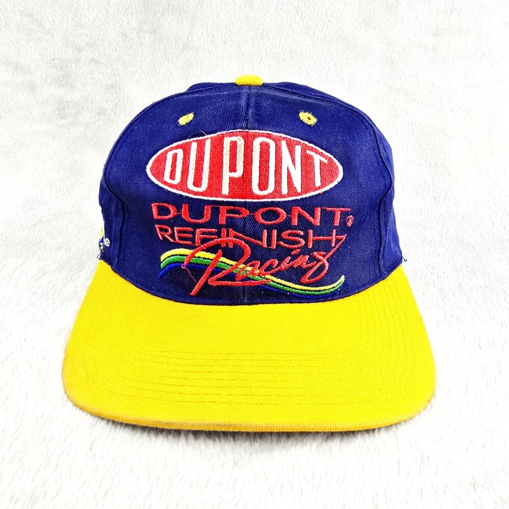 Vintage NASCAR Dupont Refinish‎ Racing #24 Jeff Gordon Snapback Hat 1996 90s